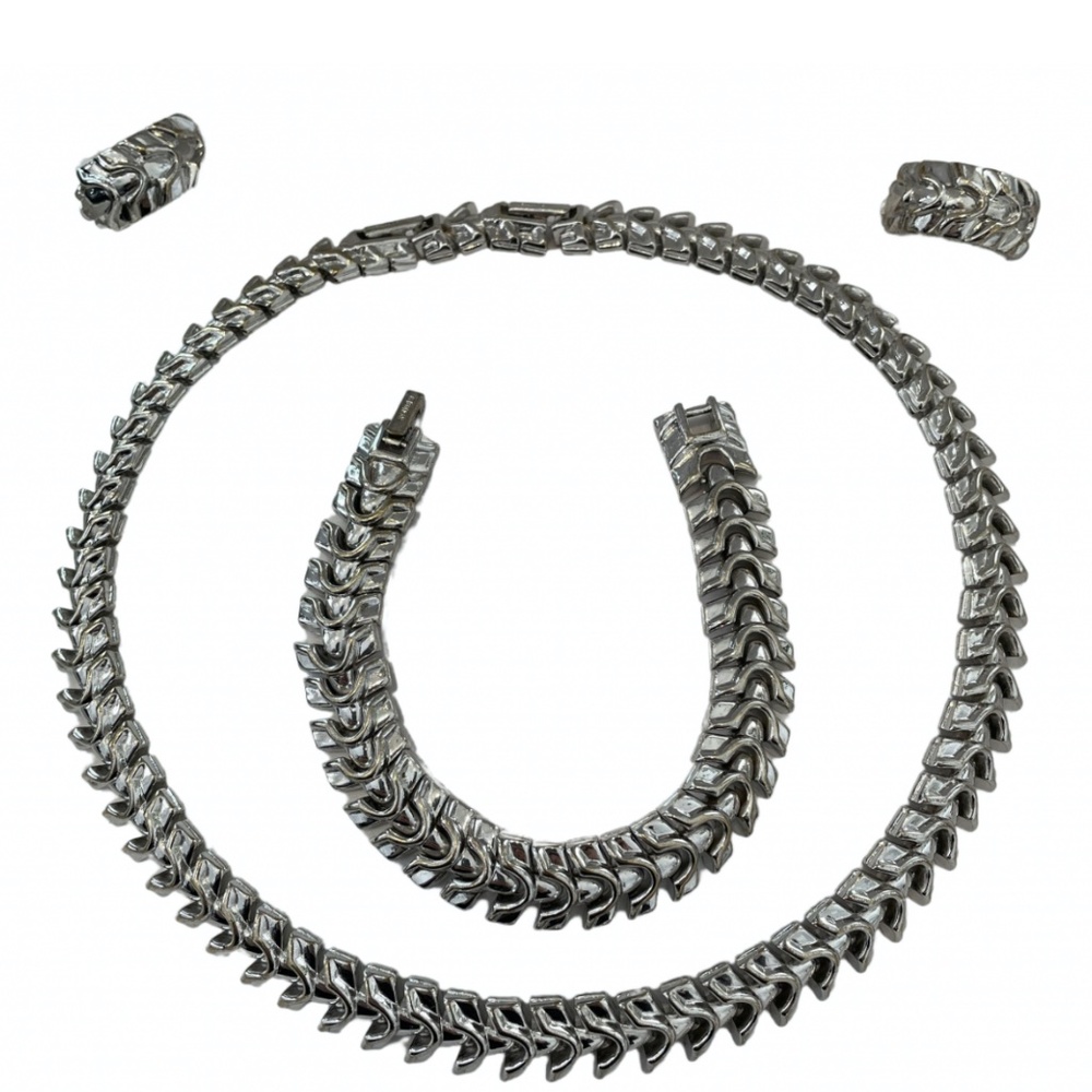 D'Orlan Vintage set, necklace, earrings, bracelet